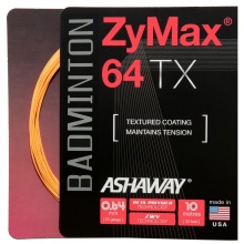 Ashaway Badminton String Zymax 64 TX orange 10m Set