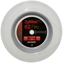 Ashaway Badminton String Zymax 62 Fire White 200m Roll