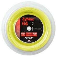 Ashaway Badminton String Zymax 64 TX Yellow 200m Roll