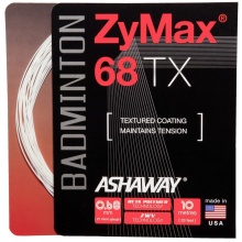 Ashaway Badminton String Zymax 68 TX White 10m Set