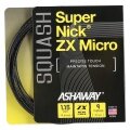 Ashaway Squash String Super Nick ZX Micro 1.15 black 9m Set