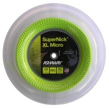 Ashaway Squash String Super Nick XL Micro Yellow 110m Roll