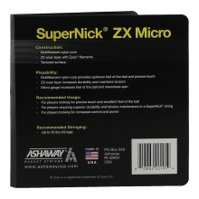 Ashaway Squash String Super Nick ZX Micro orange 9m Set