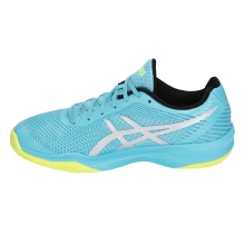 Asics Volleyball Shoes Gel Volley Elite FF Aqua Blue Women