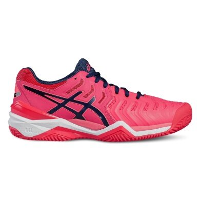 Asics Tennis Shoes Gel Resolution 7 Clay/Sand Court Diva Pink Women