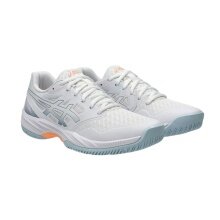 Asics Indoor Court Shoes Gel Court Hunter 3 (Agility) White/Grey Blue Ladies