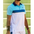 Australian Tennis Polo Ace Stripes #20 white/light blue Men