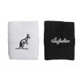 Australian Sweatband Jumbo Wrist white/navy blue - 2 pieces