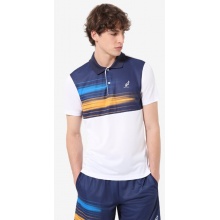 Australian Tennis Polo Ace Stampata Brush Line White Men's