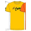 Australian Tennis T-shirt Australian Balls (Cotton) yellow Men's