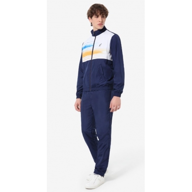 Australian Training Tennis Suit Smash Stampa Brush Line (Jacket+Trousers) Cosmo Blue Men