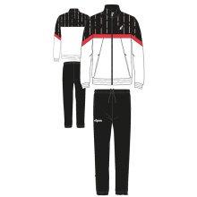 Australian Training Tennis Suit Smash Stripe (Jacket+Trousers) black/white Men