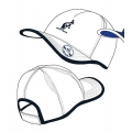 Australian Tennis Cap Microfiber white Men - 1 piece