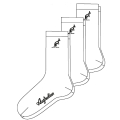 Australian Tennis Socks Classic Logo White - 3 Pairs