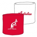 Australian Sweatband Standard Wrist red/white - 2 pieces