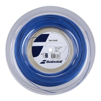 Babolat Tennis String RPM Power (Durability+Power) blue 200m roll