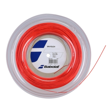 Babolat Tennis String RPM Rough (Durability+Spin) red 200m roll