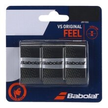 Babolat Overgrip VS Grip Original Feel (dry, smooth) 0.43mm black/yellow - 3 pieces