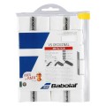 Babolat Overgrip VS Grip Original 0.4mm white 12-pack clip bag