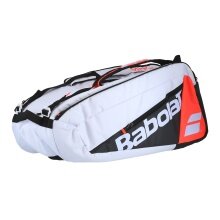 Babolat Tennis Racket Bag (Racket Bag, 3 Main Compartments) Pure Strike White 12 Pack