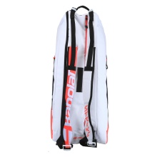 Babolat Tennis Racket Bag (Racket Bag, 2 Main Compartments) Pure Strike White 6 Racket