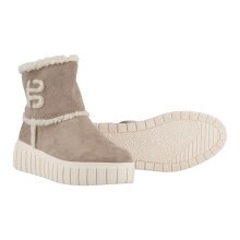 Bagatt Winter Boots Piper Revo (with side zip and lining) beige/off-white ladies