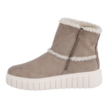 Bagatt Winter Boots Piper Revo (with side zip and lining) beige/off-white ladies