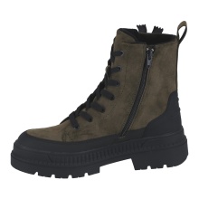 Bagatt Winter Boots D31-AOA31-6955 (with side zip) dark green/black ladies