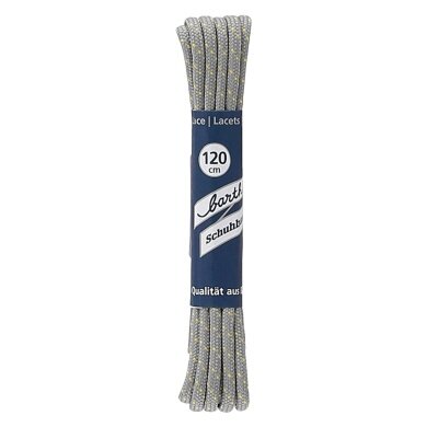 Barth Shoelaces Magic MTH round light grey/yellow 120cm