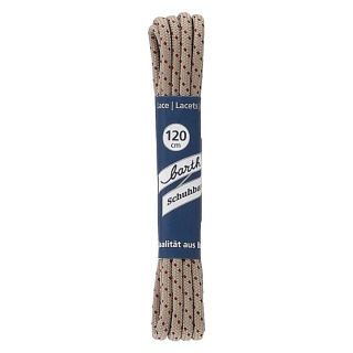 Barth Shoelaces Magic MTH round beige/red 120cm