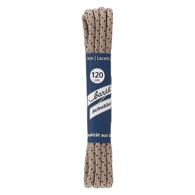 Barth Shoelaces Magic MTH round beige/red 120cm