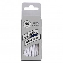 Barth Shoelaces Classic extra thick round white 90cm