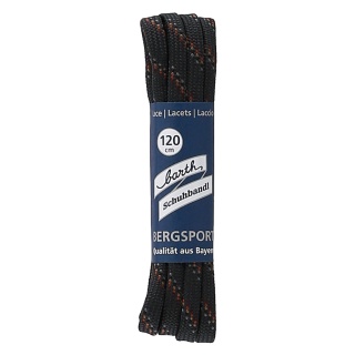 Barth laces mountain sports half-round black/brown/grey 120cm