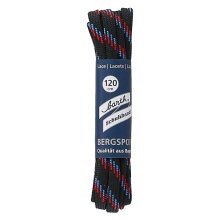 Barth Shoelaces Mountain Sports half-round black/blue/red 120cm