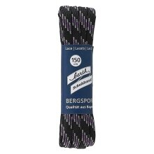 Barth Shoelaces Mountain Sports half-round purple/black/grey 150cm