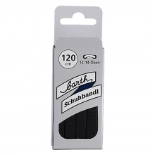 Barth Shoelaces Stylish black 120cm