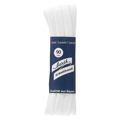 Barth Shoelaces Stylish white 90cm