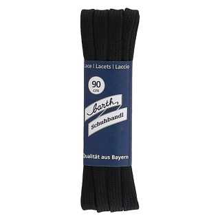 Barth Shoelaces Stylish black 90cm