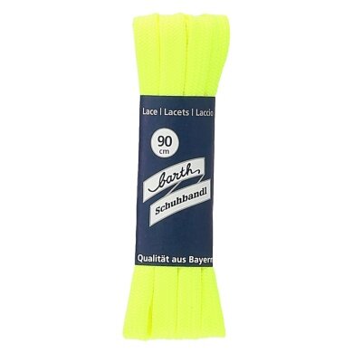 Barth Shoelaces Stylish neon yellow 90cm