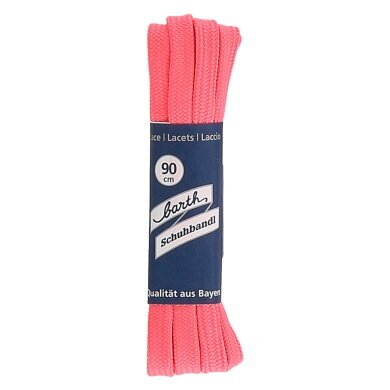 Barth Shoelaces Stylish neon pink 90cm