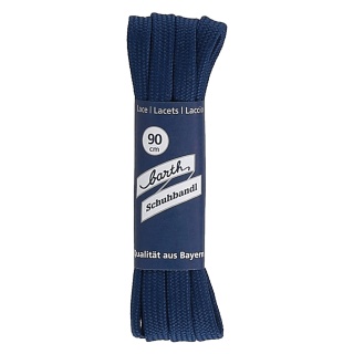 Barth Shoelaces Stylish navy 90cm