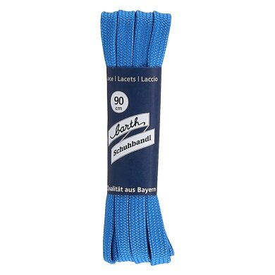 Barth Shoelaces Stylish cyan blue 90cm