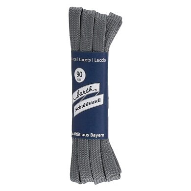 Barth Shoelaces Stylish dark grey 90cm