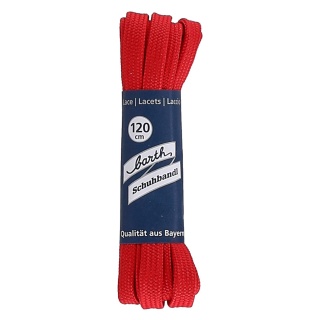 Barth Shoelaces/Shoe Straps Stylish Red 120cm - 1 Pair