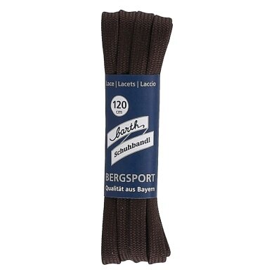 Barth Shoelaces/Shoe Straps Stylish Dark Brown 120cm - 1 Pair