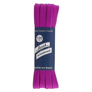 Barth Shoelaces/Shoe Straps Fashionable Purple 120cm - 1 Pair