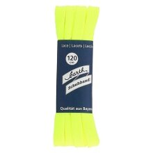 Barth Shoelaces/Fashionable Shoe Straps in Neon Yellow 120cm - 1 Pair