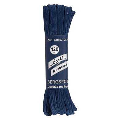 Barth Shoelaces/Shoe Straps Stylish Navy 120cm - 1 Pair