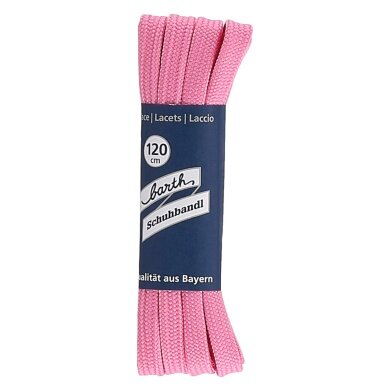 Barth Shoelaces/Shoe Straps fashionable pink 120cm - 1 Pair