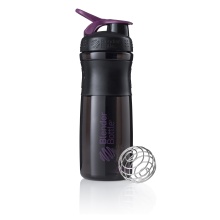 BlenderBottle Sports Mixer Bottle Grip Tritan Flip 820ml black/purple